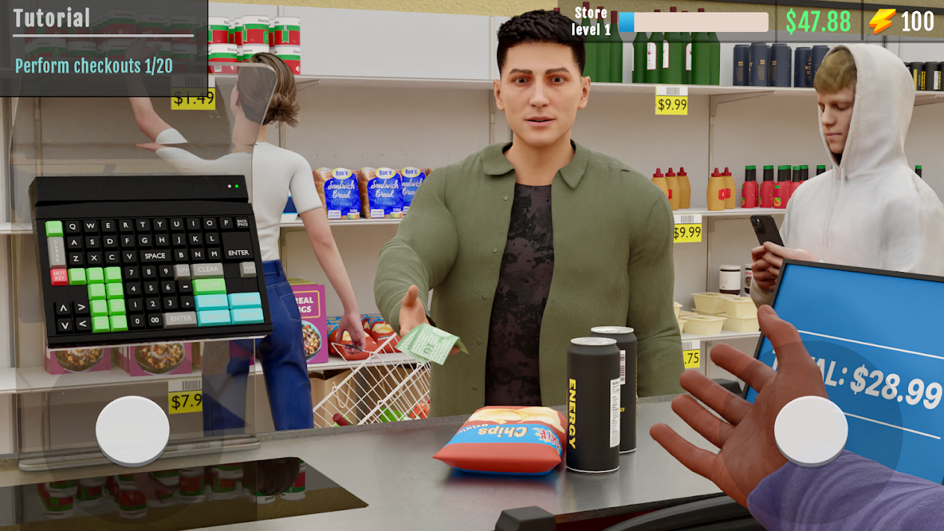 Best Supermarket Simulator Game mod apk for Android(图3)