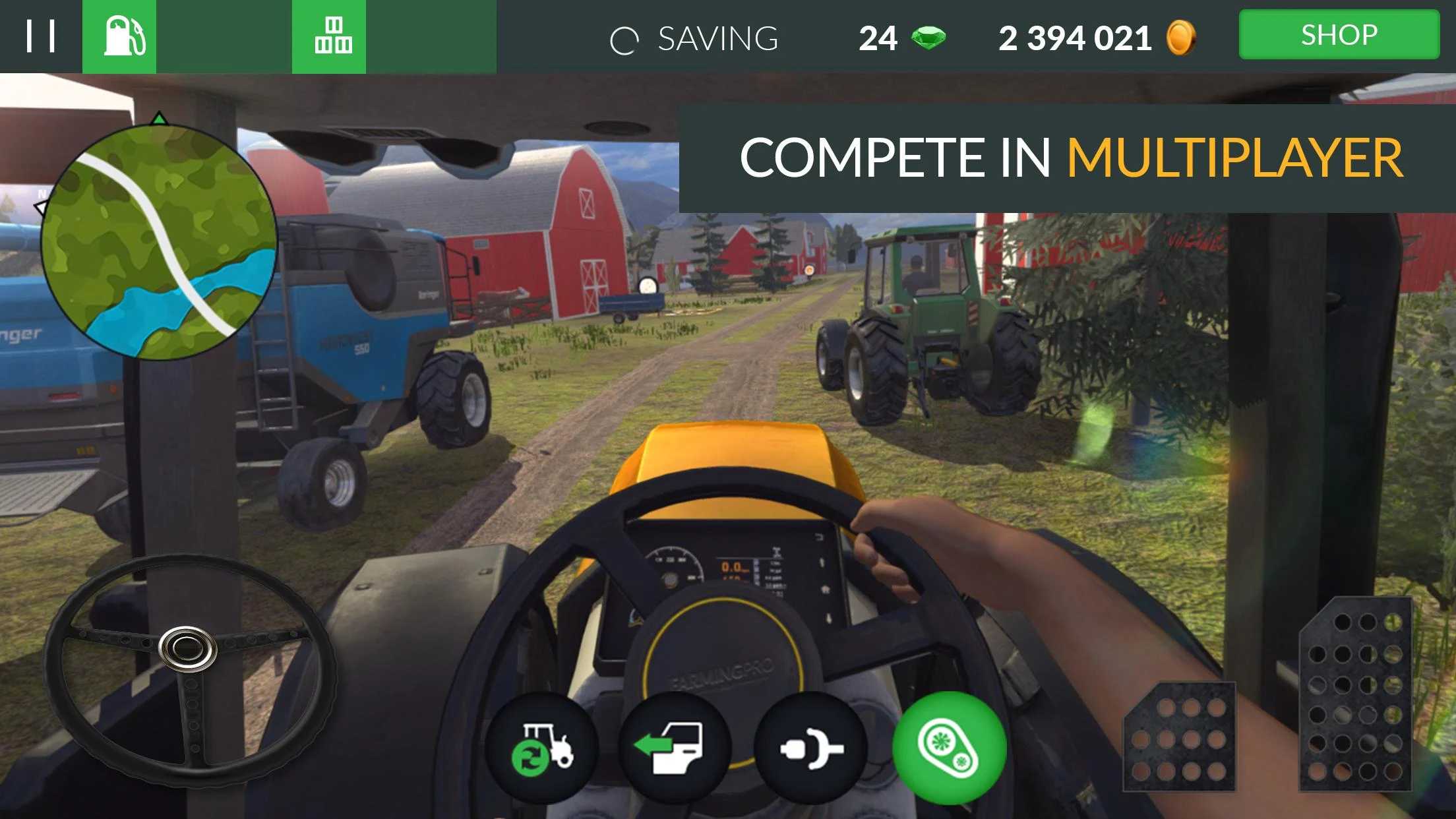 Farming PRO 3 : Multiplayer(Free Shopping)