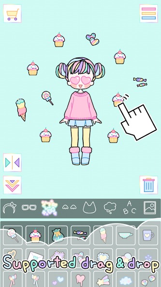 Pastel Girl：Dress Up Game(Free shopping)