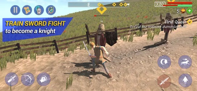 Knight RPG - Knight Simulator(Unlimited Money)