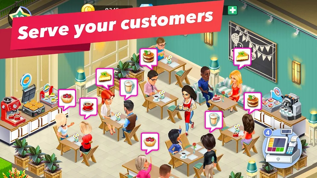 My Cafe — Restaurant Game(Unlocked)