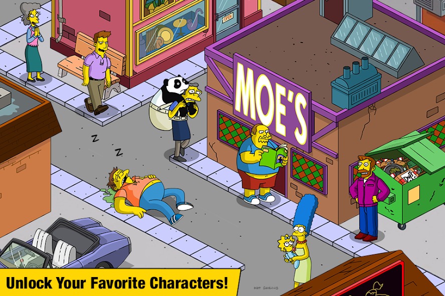 The Simpsons Tapped Out (MOD, Free Shopping)
